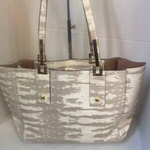 Antonio Melani Large Leather Tote/ Shoulder Bag
